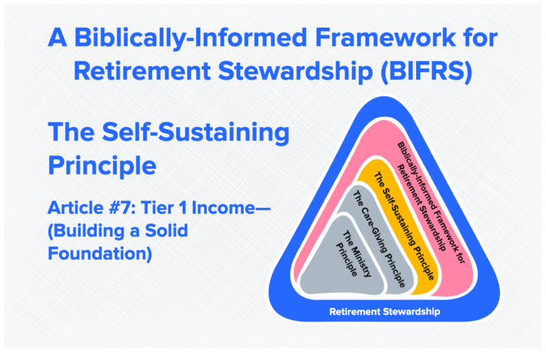 The Self-Sustaining Principle—Article #7: Tier 1 Income (Building a Solid Foundation)